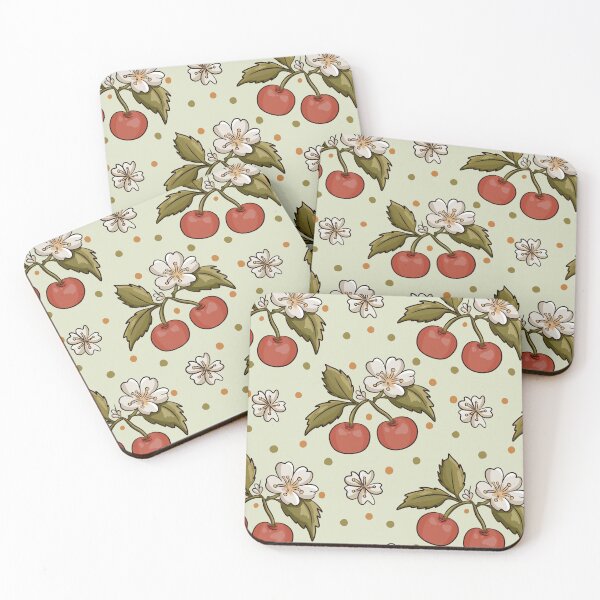 Item preview, Cherry Blossom Pattern | Botanical Cherry Print | Cottagecore Seamless Design designed and sold by Zymetryart.