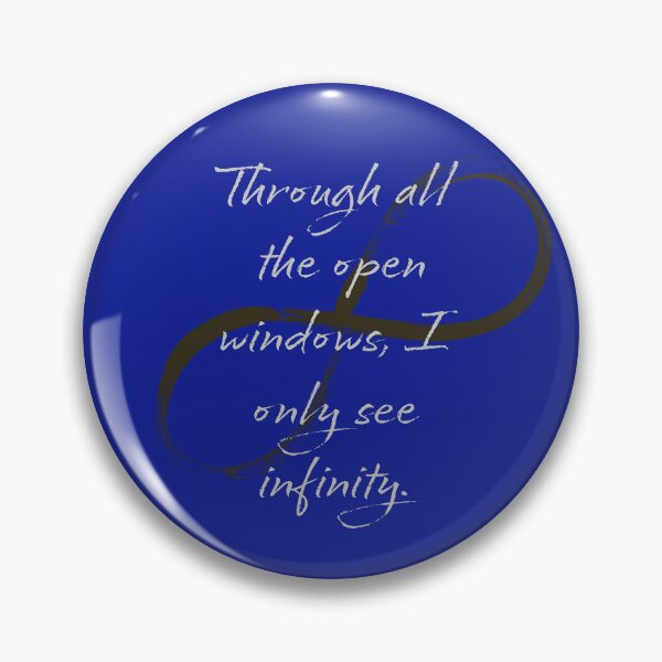 Item preview, Through all the open windows - Inifinity Quote Minimalist Word Art designed and sold by thelivingrp.