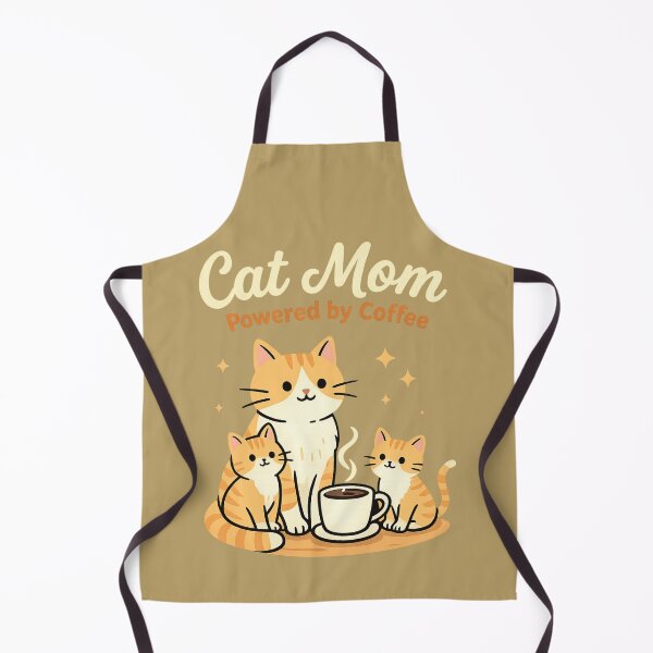 Item preview, Cat Mom Powered by Coffee designed and sold by LuloCreative.