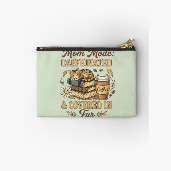 Item preview, Mom Mode: Caffeinated & Covered in Fur   designed and sold by LuloCreative.