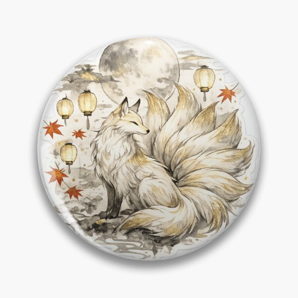 Item preview, Nine-Tailed Fox — Moon Silk Enchantress designed and sold by Terraprompt.