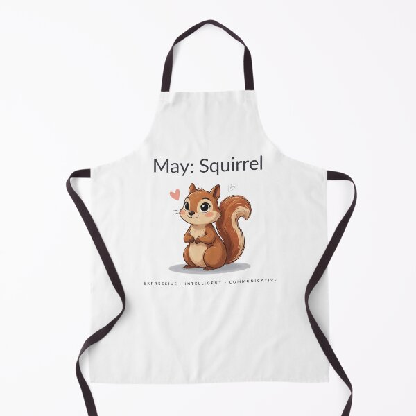 Item preview, May Squirrel Birth Month Animal | Expressive Intelligent Communicative Personality Gift designed and sold by Cool-cat-art.
