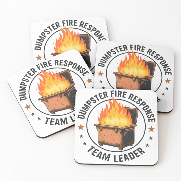 Item preview, Dumpster Fire Response Team Leader Funny Boss Manager Supervisor Gift designed and sold by HumansStuck12.