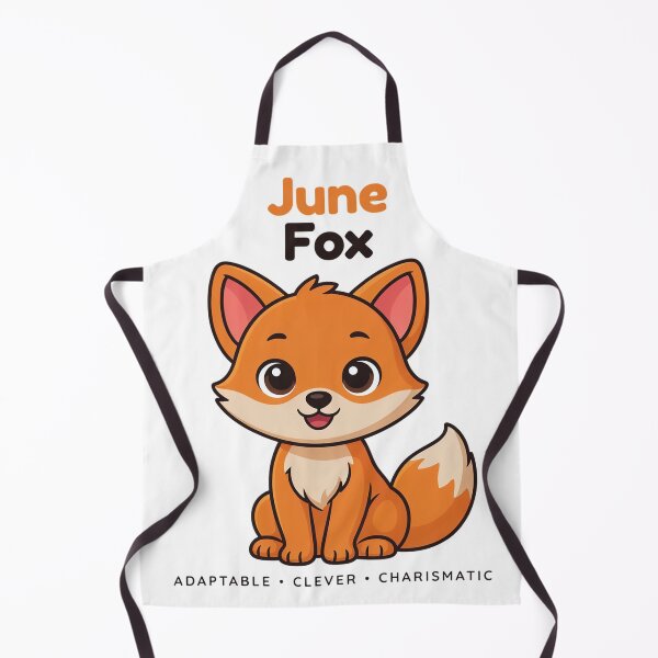 Item preview, June Fox Birth Month Animal | Beautiful Adaptable Witty Personality Gift designed and sold by Cool-cat-art.
