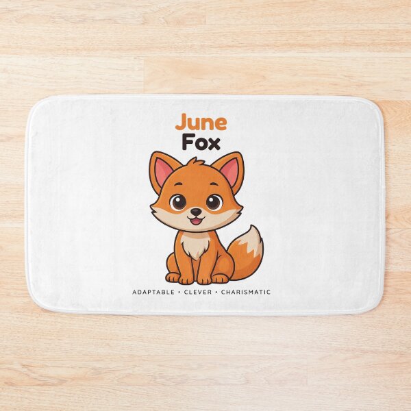 Item preview, June Fox Birth Month Animal | Beautiful Adaptable Witty Personality Gift designed and sold by Cool-cat-art.