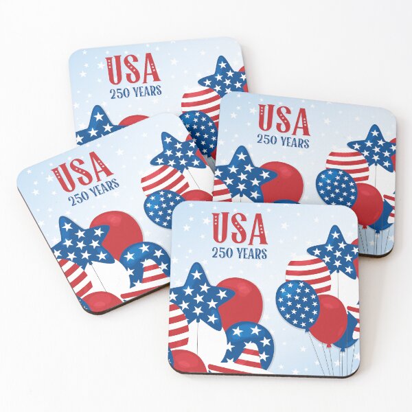 Item preview, USA 250 Years. Happy 4th of July Greetings. United States Independence Day Celebration designed and sold by AnnaShalygina.