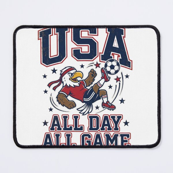 Item preview, USA All Day All Game Soccer World Cup 2026 Eagle designed and sold by PlushFutura.