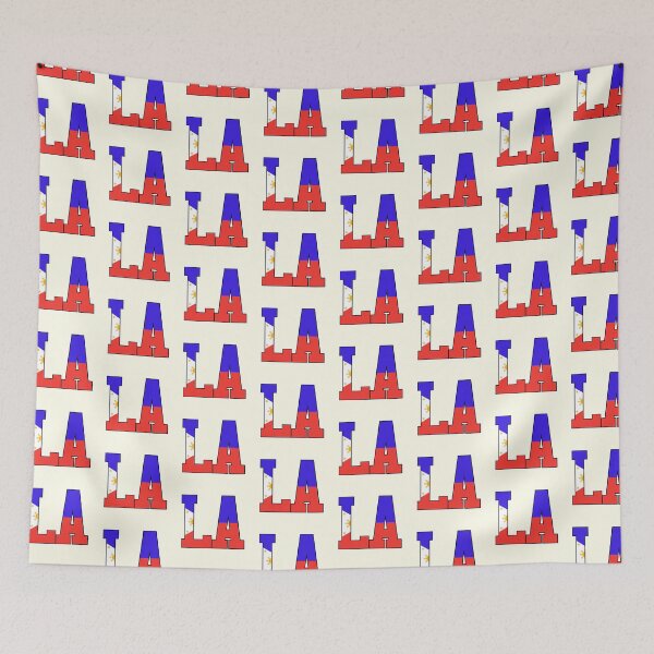 Item preview, LA LOS ANGELES FILIPINO FLAG designed and sold by aydapadi.