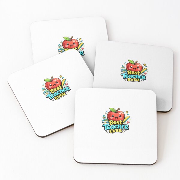 Item preview, Best Teacher Ever Apple Design designed and sold by SugarSketch by VanshShristi.