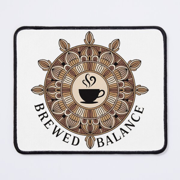 Item preview, Coffee Mandala – Spiritual Coffee Design – Geometric Mindfulness Aesthetic -Brewed Balance designed and sold by Iceyfun.