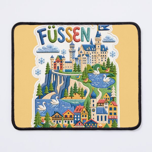 Item preview, Füssen Bavarian Fairytale Village Travel Design designed and sold by Witsprings.