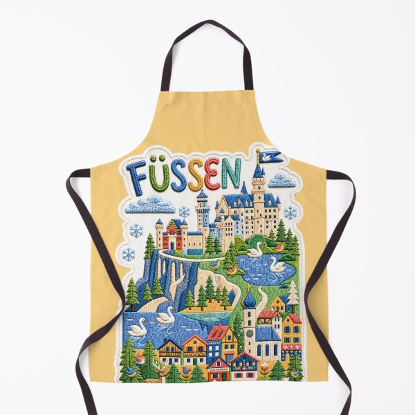 Item preview, Füssen Bavarian Fairytale Village Travel Design designed and sold by Witsprings.