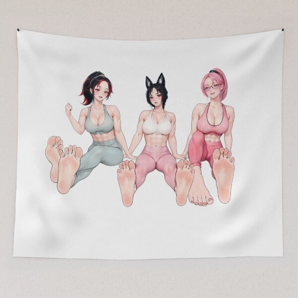 Item preview, Gym girls designed and sold by HazeAnime.