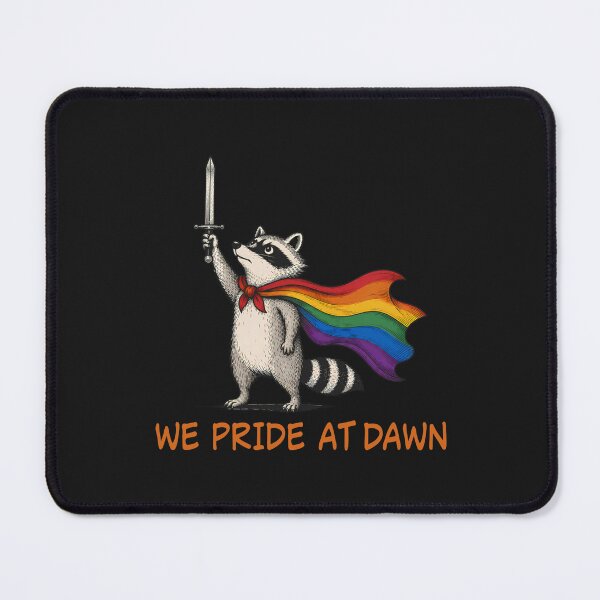 Item preview, We Pride At Dawn Funny Raccoon LGBT Support Pride Month designed and sold by WillieLawhon.