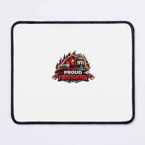 Item preview, Proud Firefighter Helmet Design designed and sold by SugarSketch by VanshShristi.