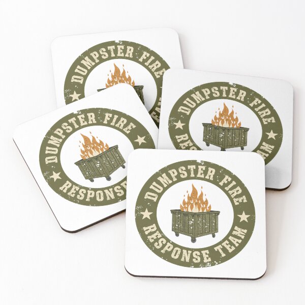 Item preview, Dumpster Fire Response Team Sarcastic Humor Workplace Office Team designed and sold by HumansStuck12.