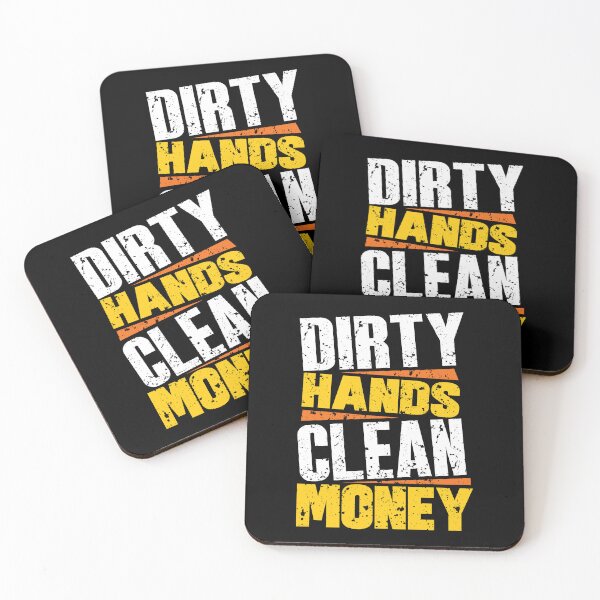Item preview, Dirty Hands Clean Money Gift for Men Blue Collar Worker Trades Pride designed and sold by Say It With Ink.