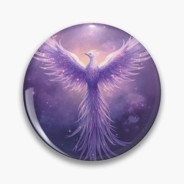 Item preview, Celestial Phoenix Rising Through the Purple Cosmos designed and sold by MysticPurpleHue.