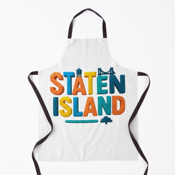 Item preview, Staten Island NYC Geometric 3D Typography - New York Borough Art designed and sold by RDproject.