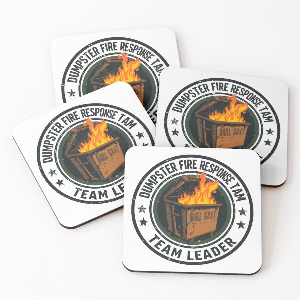 Item preview, Dumpster Fire Response Team Leader Workplace Management Humor designed and sold by HumansStuck12.