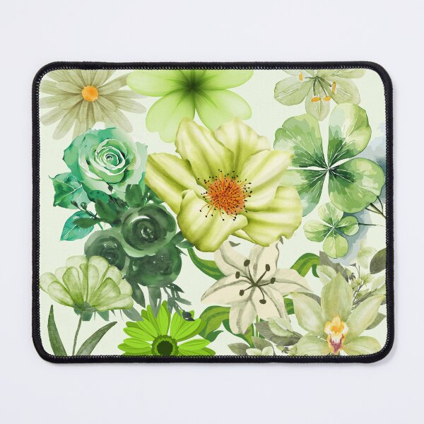 Item preview, Green Floral Pattern designed and sold by Palette & Hue.