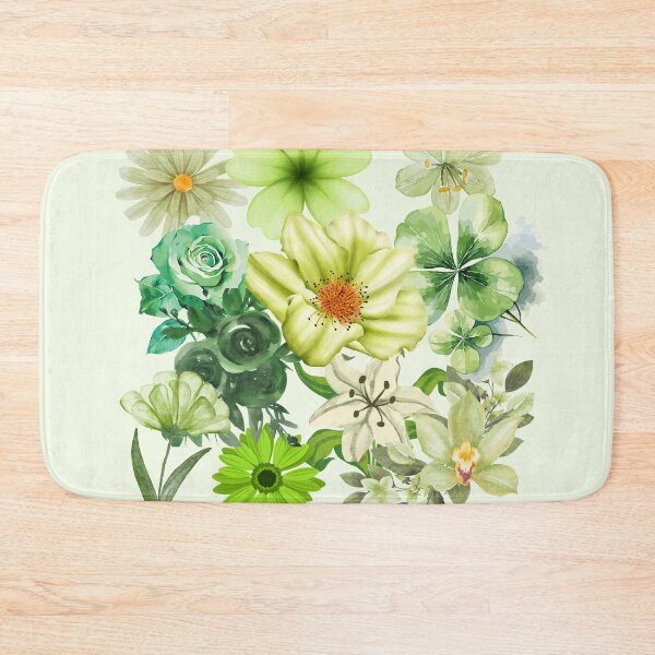 Item preview, Green Floral Pattern designed and sold by Palette & Hue.