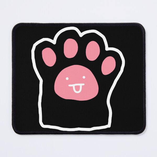 Item preview, Cute Pink Cat Paw Doodle designed and sold by Doodlywood.
