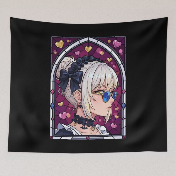 Item preview, Saber Alter Fate Stay Night Gothic Stained Glass Anime Girl designed and sold by mildaclairmo.