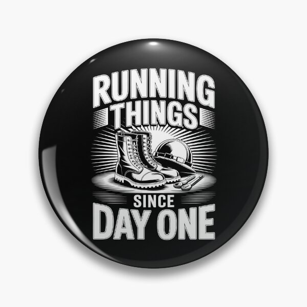 Item preview, Running Things Since Day One Gift for Men Tradesman Construction Worker designed and sold by Say It With Ink.