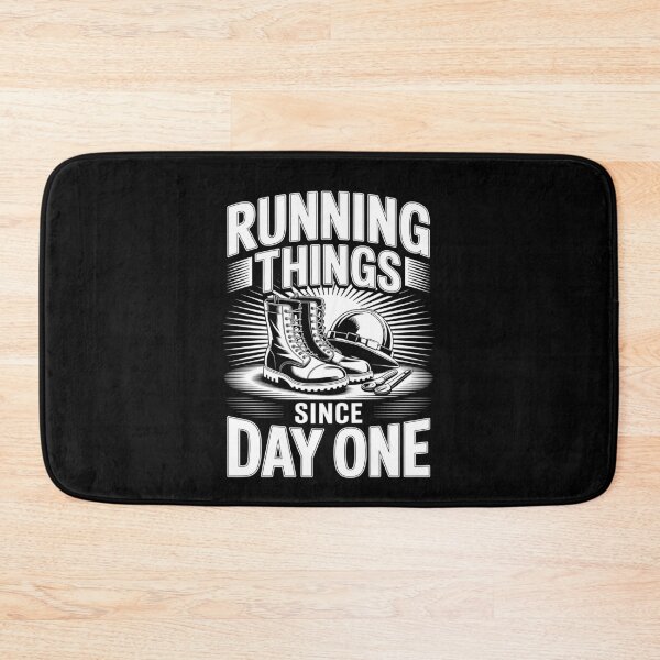 Item preview, Running Things Since Day One Gift for Men Tradesman Construction Worker designed and sold by Say It With Ink.