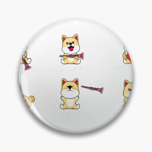 Item preview, Clarinet Player Shiba Inu Dog Musician Children Clarinet T-Shirt designed and sold by gidget-gadget.