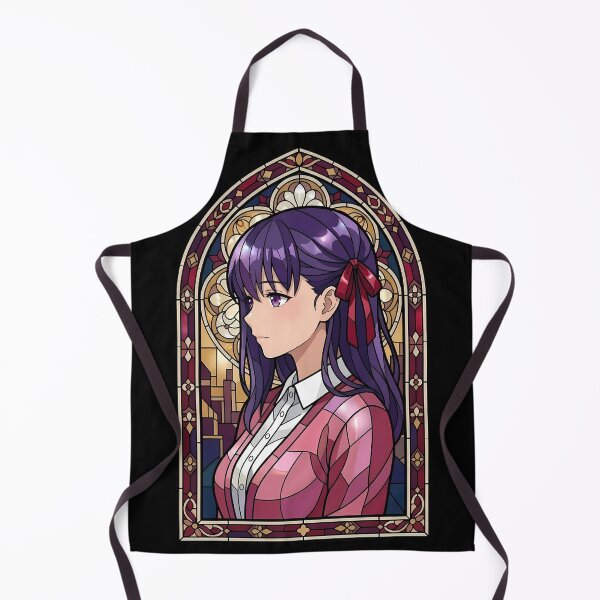 Item preview, Sakura Matou Fate Stay Night Elegant Stained Glass Anime Girl designed and sold by mildaclairmo.