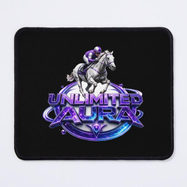 Item preview, UNLIMITED AURA – Premium Futuristic Typography Poster Main Tag: unlimited aura design  designed and sold by THAMIM REALITY 2.0.