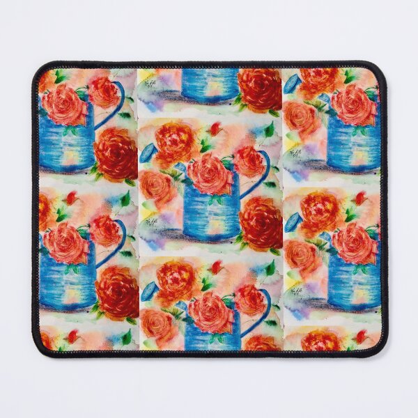 Item preview, A Lovely Still life Of Flowers In A Watering Can designed and sold by Whispering Grace Studio.