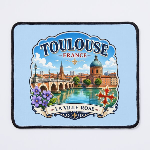 Item preview, Toulouse, France - La Ville Rose designed and sold by Myra365Art.