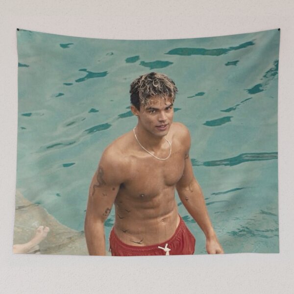 Item preview, My Fault London Your Fault London Nick Leister Pool Shirtless Abs designed and sold by tracynguyen23.