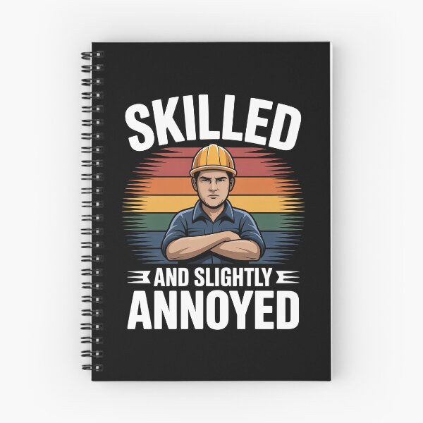 Item preview, Skilled and Slightly Annoyed Funny Gift for Men Tradesman Mechanic designed and sold by Say It With Ink.