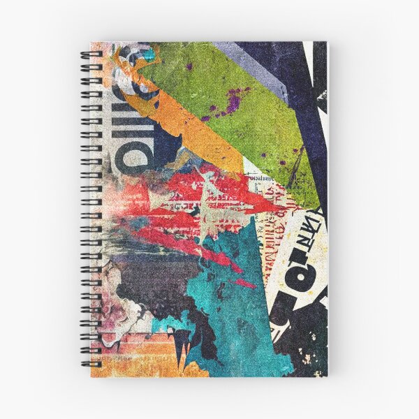 Item preview, Urban Industrial Graffiti-Inspired Collage Art Aesthetic Abstract designed and sold by DEC02.