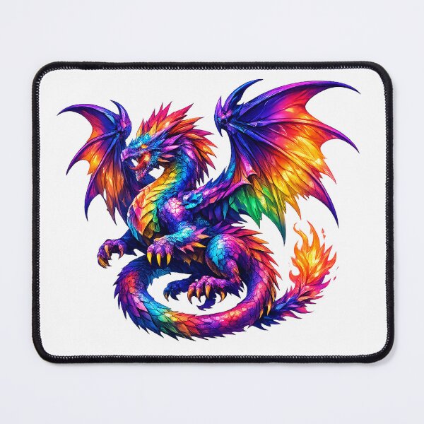 Item preview, Rainbow Flame Dragon designed and sold by syotos-ai.