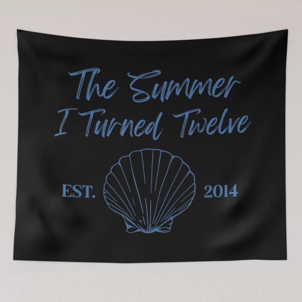 Item preview, The Summer I Turned Twelve Est 2014 Blue Seashell Ocean Beach Gift designed and sold by DienesAngele.
