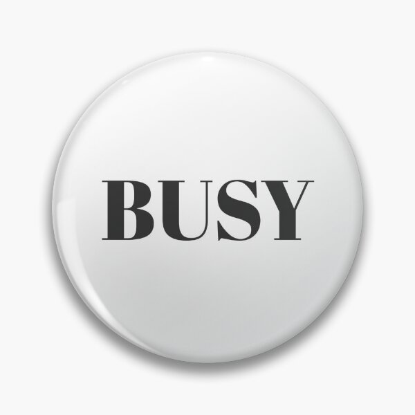 Artikelvorschau, BUSY – Minimalistisches, formales Typografie-Design entworfen und verkauft von suuzuuhaa.