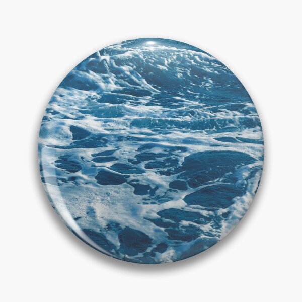 Item preview, Arctic-Blue Ocean Waves With Foamy White Surf designed and sold by DEC02.