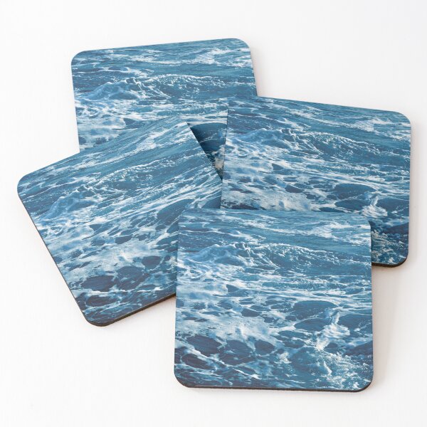 Item preview, Arctic-Blue Ocean Waves With Foamy White Surf designed and sold by DEC02.