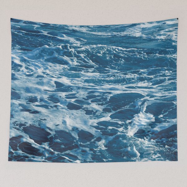 Item preview, Arctic-Blue Ocean Waves With Foamy White Surf designed and sold by DEC02.