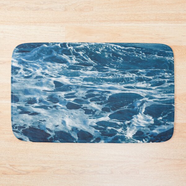 Item preview, Arctic-Blue Ocean Waves With Foamy White Surf designed and sold by DEC02.