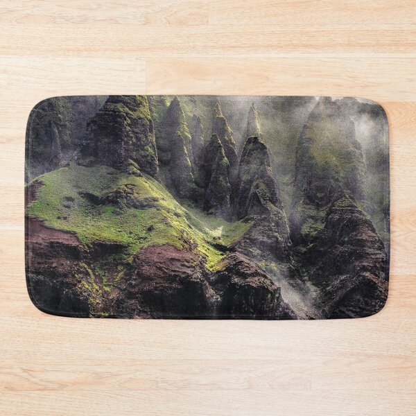Item preview, Hawaiian Island's Dramatic Napali Cliffs In Tropical Mist designed and sold by DEC02.