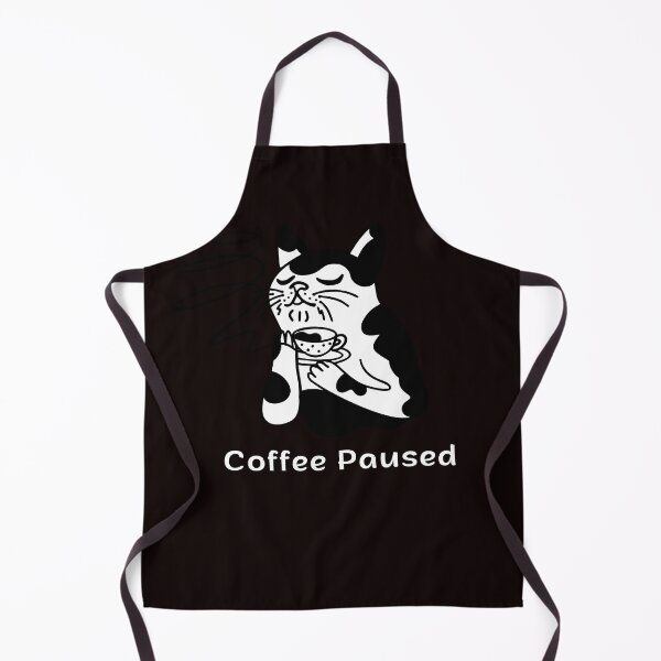 Item preview, Coffee Paused Cat – Funny Coffee Mood Espresso Yourself Cats Design designed and sold by ContigoART.
