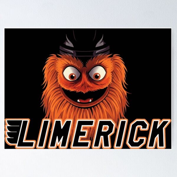 Item preview, Orange Hockey Mascot Limerick Sports Fan Design designed and sold by TheCozyCarrier.