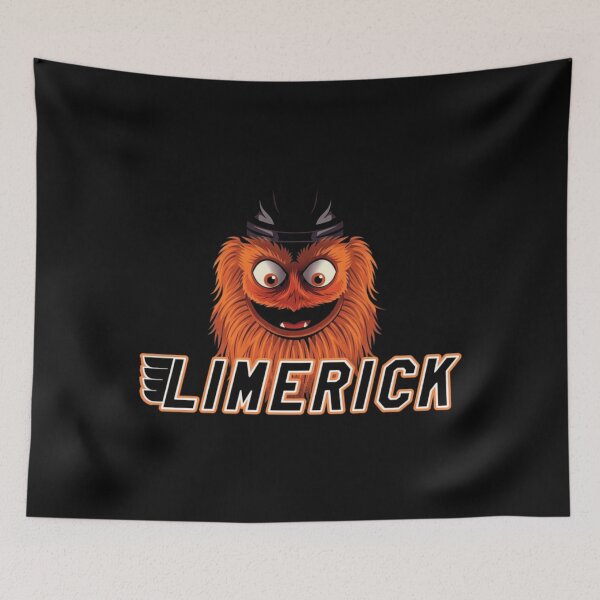 Item preview, Orange Hockey Mascot Limerick Sports Fan Design designed and sold by TheCozyCarrier.