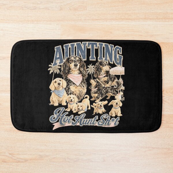 Item preview, Funny Long Haired Dachshund Dog Aunting Hot Aunt Shit Summer Beach designed and sold by WilliaMaler.